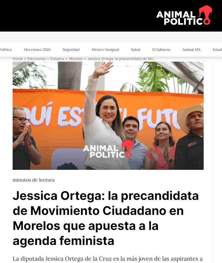 Jessica Ortega: la precandidata de Movimiento Ciudadano en Morelos que apuesta a la agenda feminista